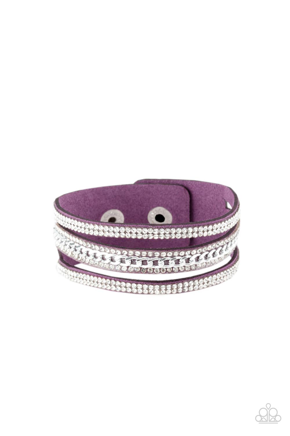 Paparazzi Rollin In Rhinestones - Black