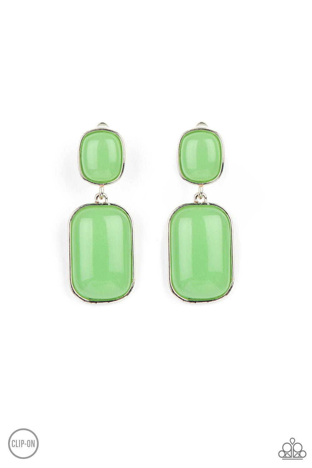Paparazzi Meet Me At The Plaza - Green Clip On
