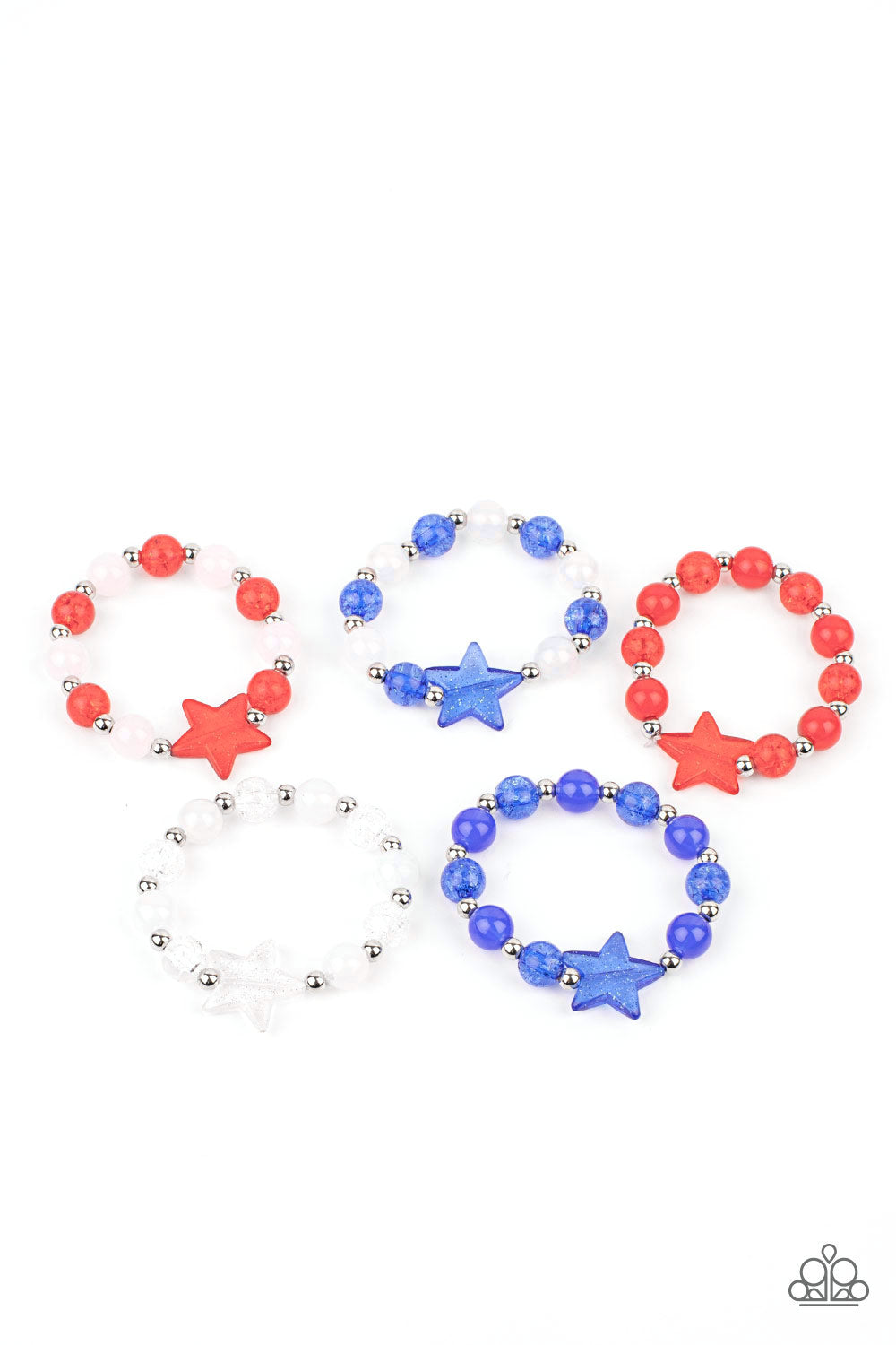 Paparazzi Starlet Shimmer 10 Pack- Patriotic Stars