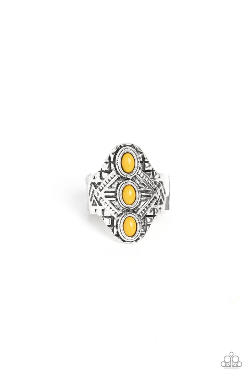 Paparazzi Mayan Motif - Yellow