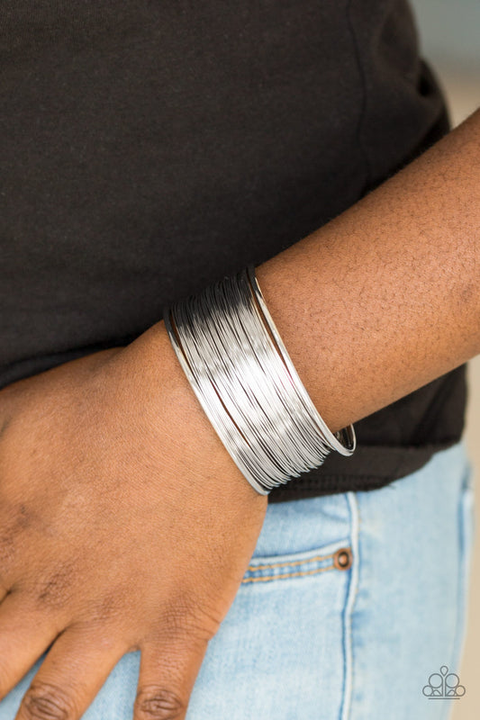 Paparazzi Wire Warrior - Silver