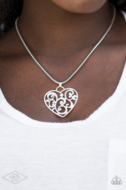 Paparazzi FILIGREE Your Heart With Love - Silver