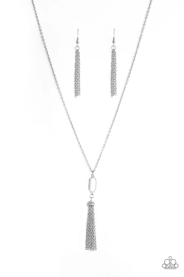 Paparazzi Tassel Tease- White