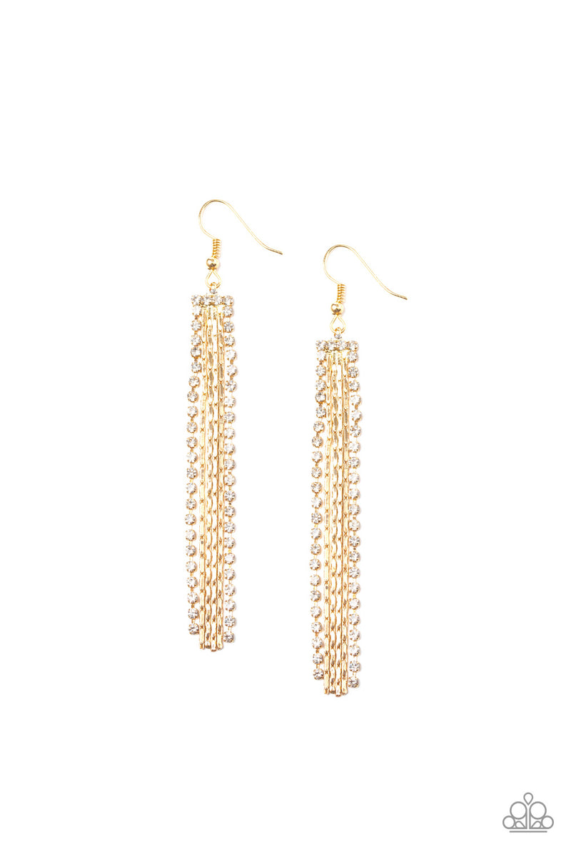 Paparazzi Starlit Tassels - Gold