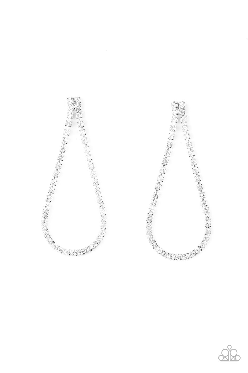Paparazzi Diamond Drops - White