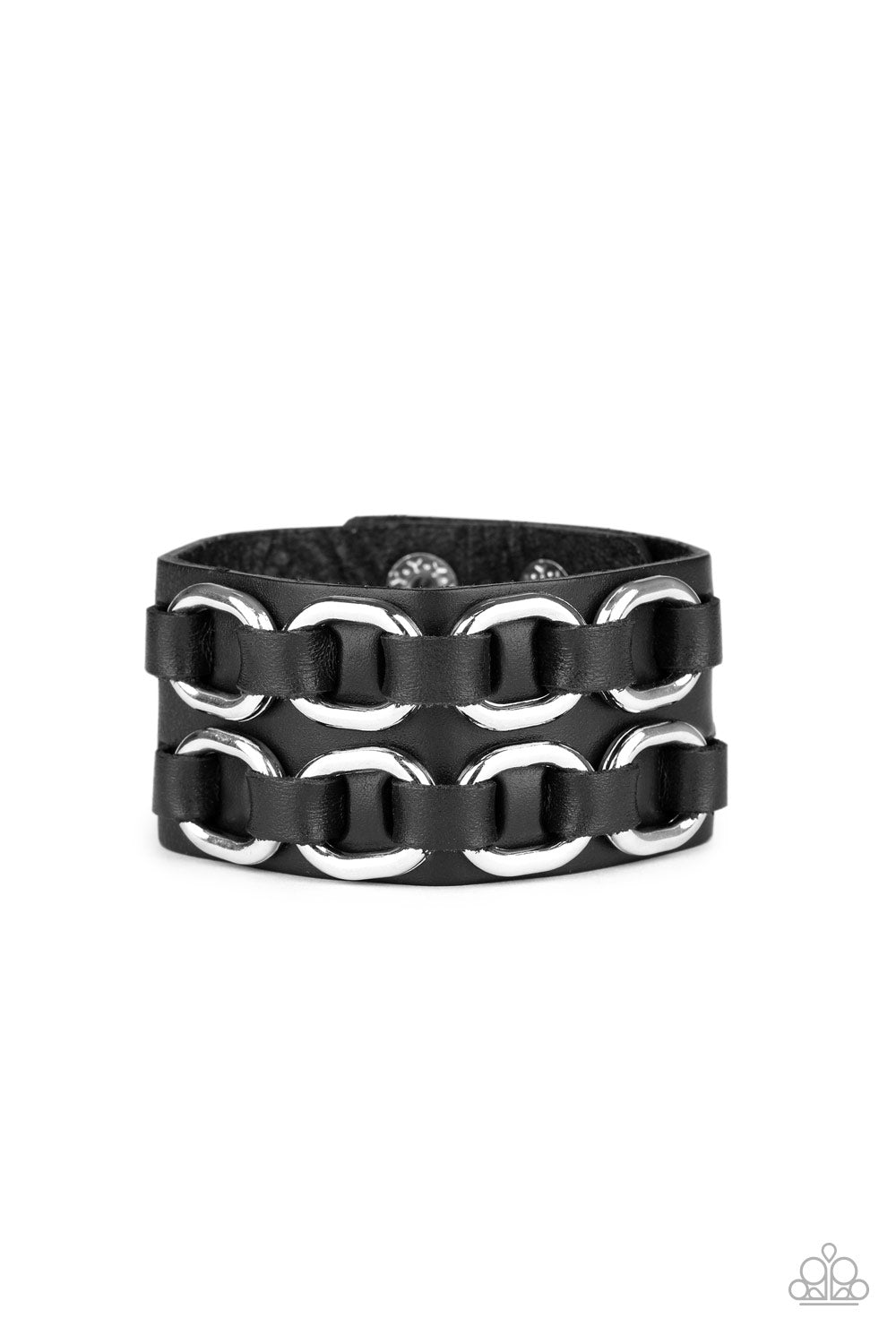 Paparazzi Throttle It Out 2019- Black Bracelet