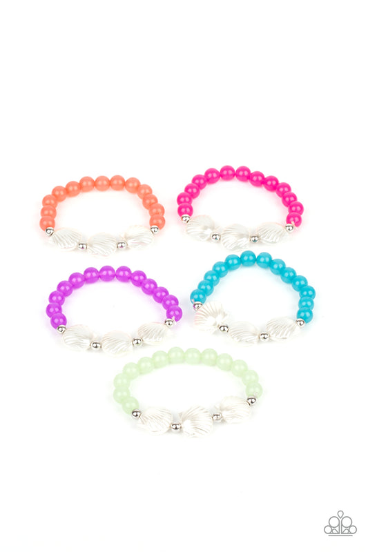 Paparazzi Starlet Shimmer-Beach 10 Pack- Seashell