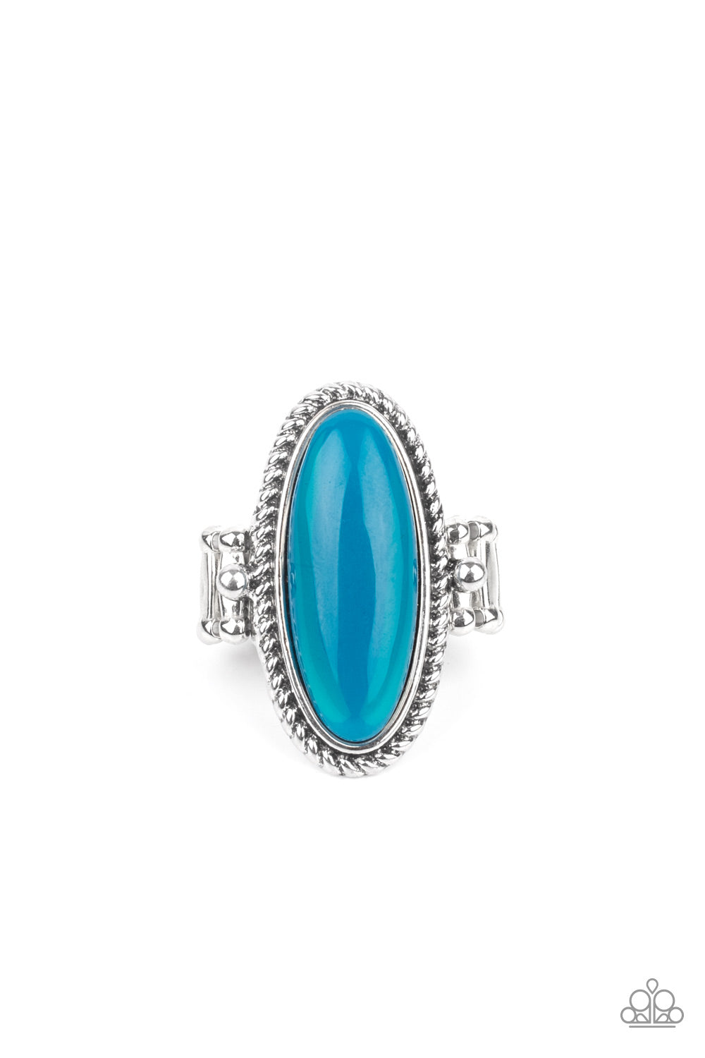 Paparazzi Oval Oasis - Blue