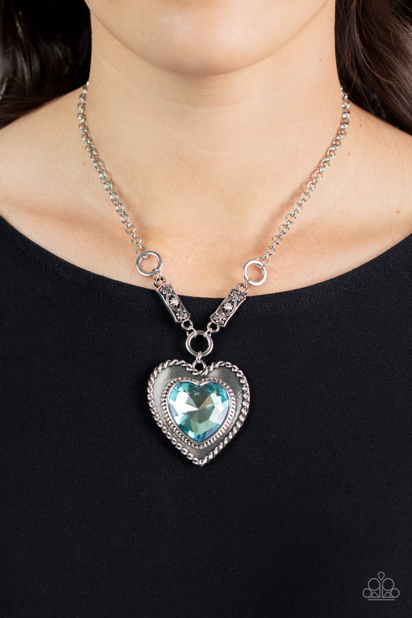 Paparazzi Heart Full of Fabulous - Blue Necklace