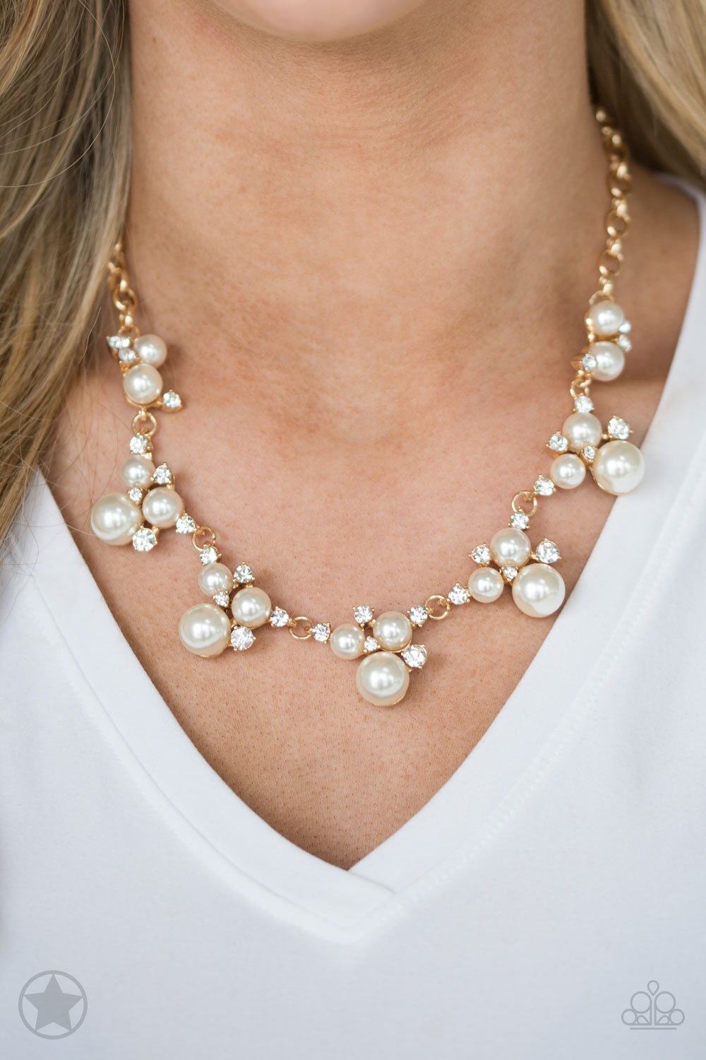 Paparazzi Toast To Perfection Necklace-Gold