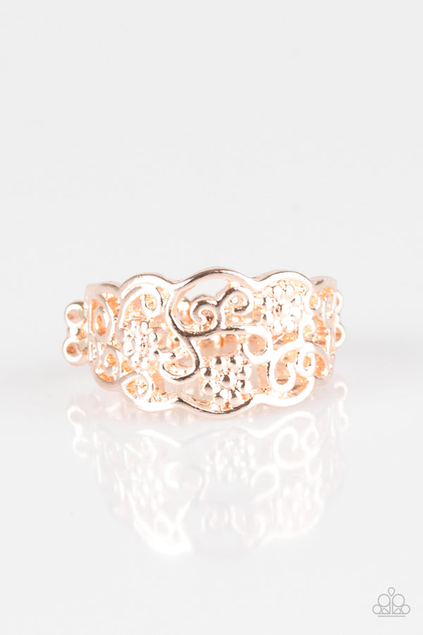 Paparazzi Wild About Wildflowers- Rose Gold