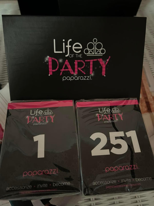 Paparazzi Life Of The Party Number Cards