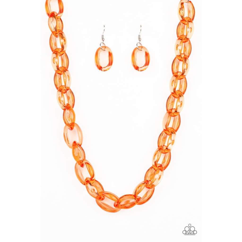 Paparazzi Ice Queen - Orange Set